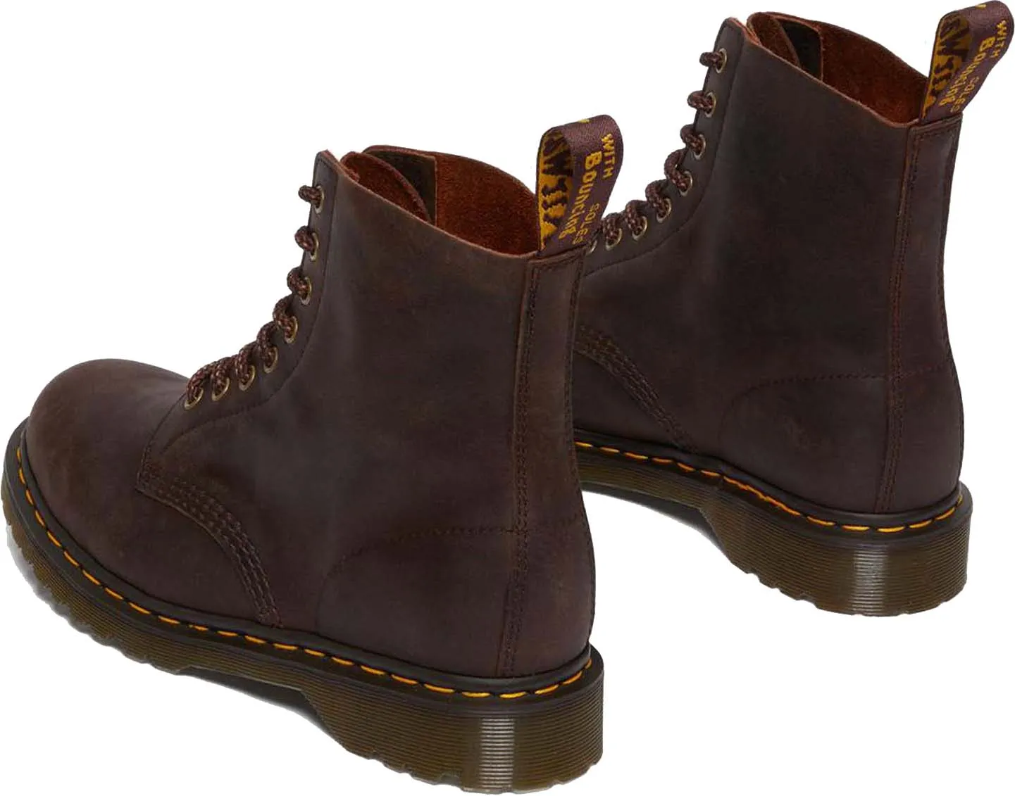 1460 Pascal Waxed Full Grain Boots - Men’s|-|Bottes 1460 Pascal en cuir ciré full grain à lacets - Homme