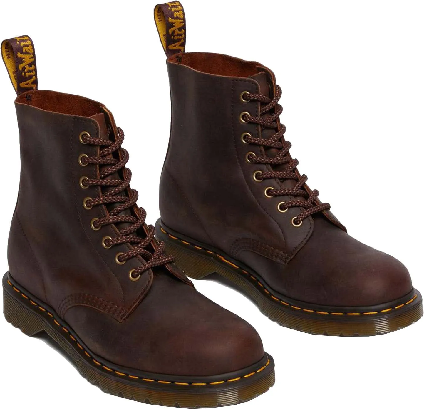 1460 Pascal Waxed Full Grain Boots - Men’s|-|Bottes 1460 Pascal en cuir ciré full grain à lacets - Homme