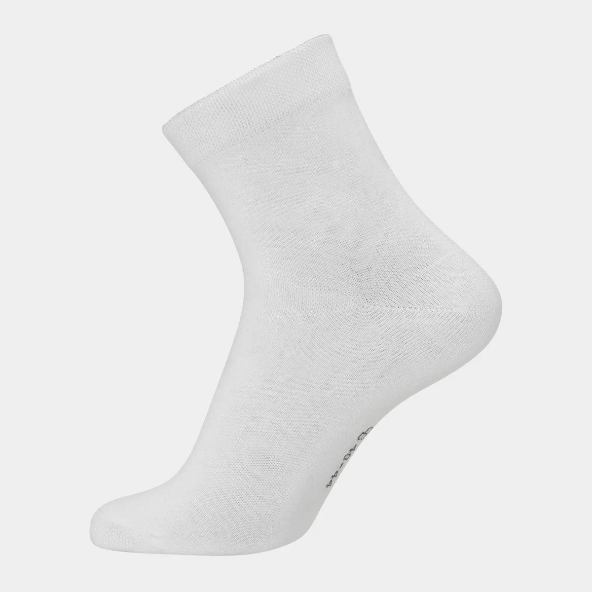 5 par hvide bambus strømper (Low cut)