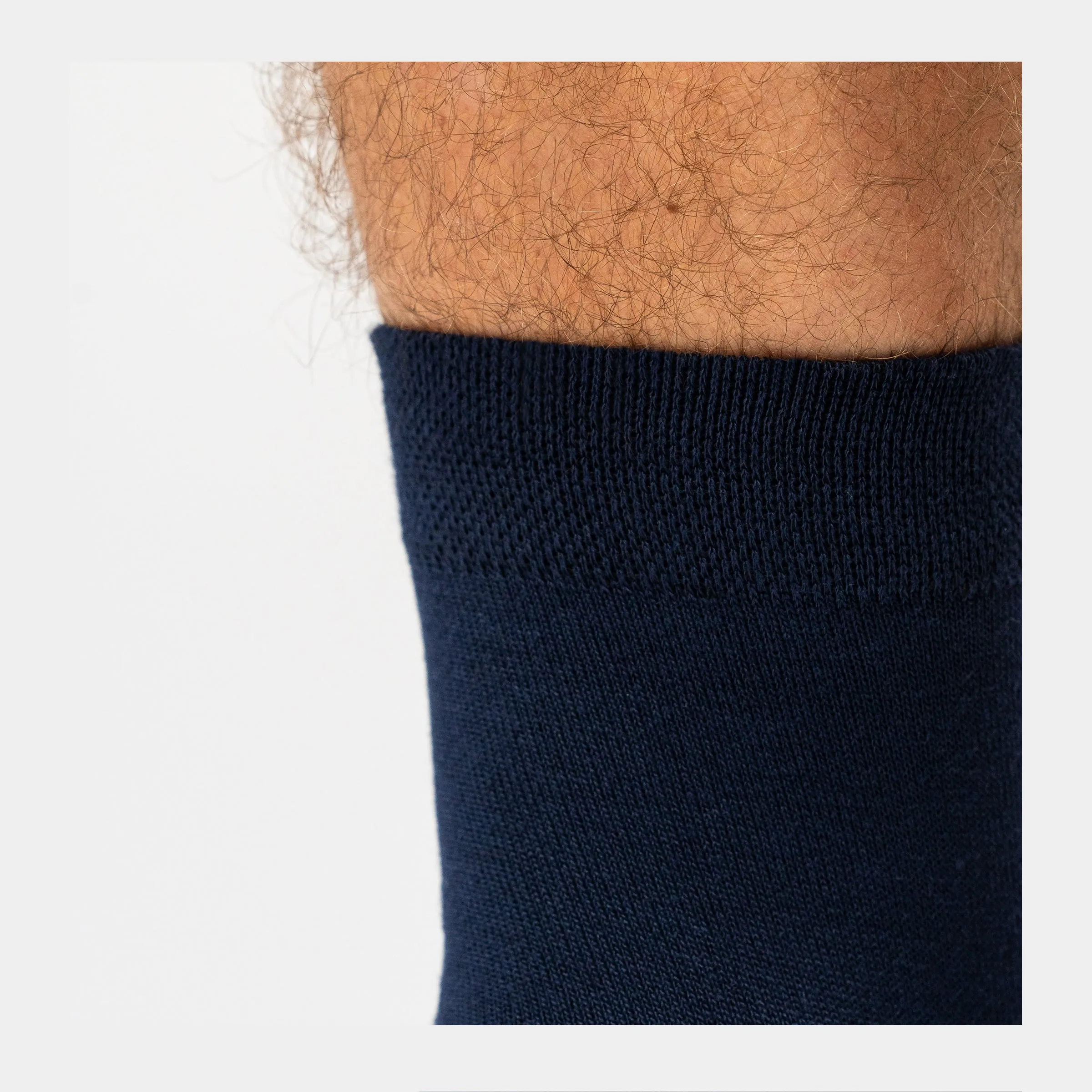 5 par navy bambus strømper (Low cut)