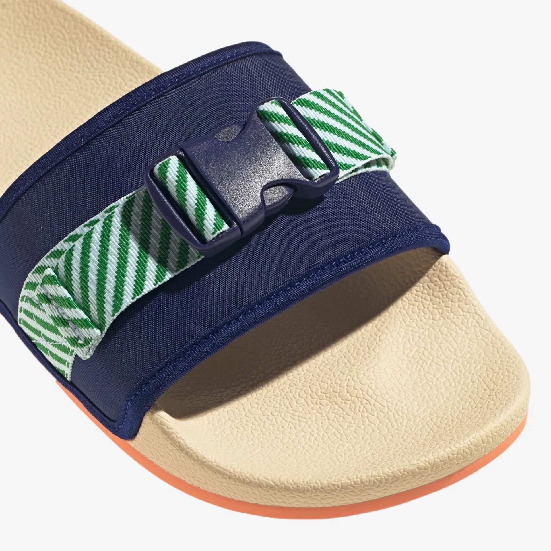 Adidas Originals | POUCHYLETTE SLIDES  { NIGHT SKY/BLISS ORANGE