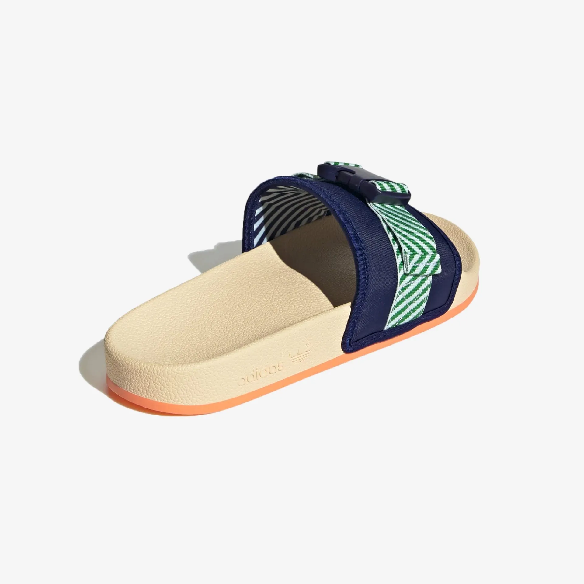 Adidas Originals | POUCHYLETTE SLIDES  { NIGHT SKY/BLISS ORANGE