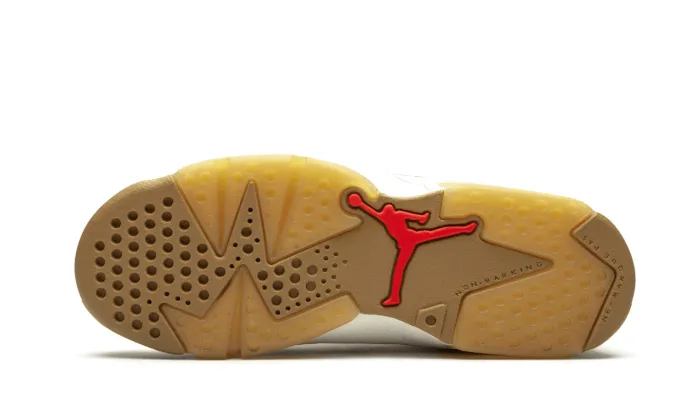 Air Jordan 6 Retro Quai 54 Sail Brown (2020)