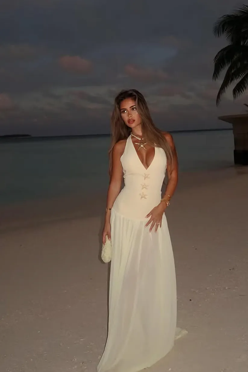 Alessia – Corset halter – Maxi dress
