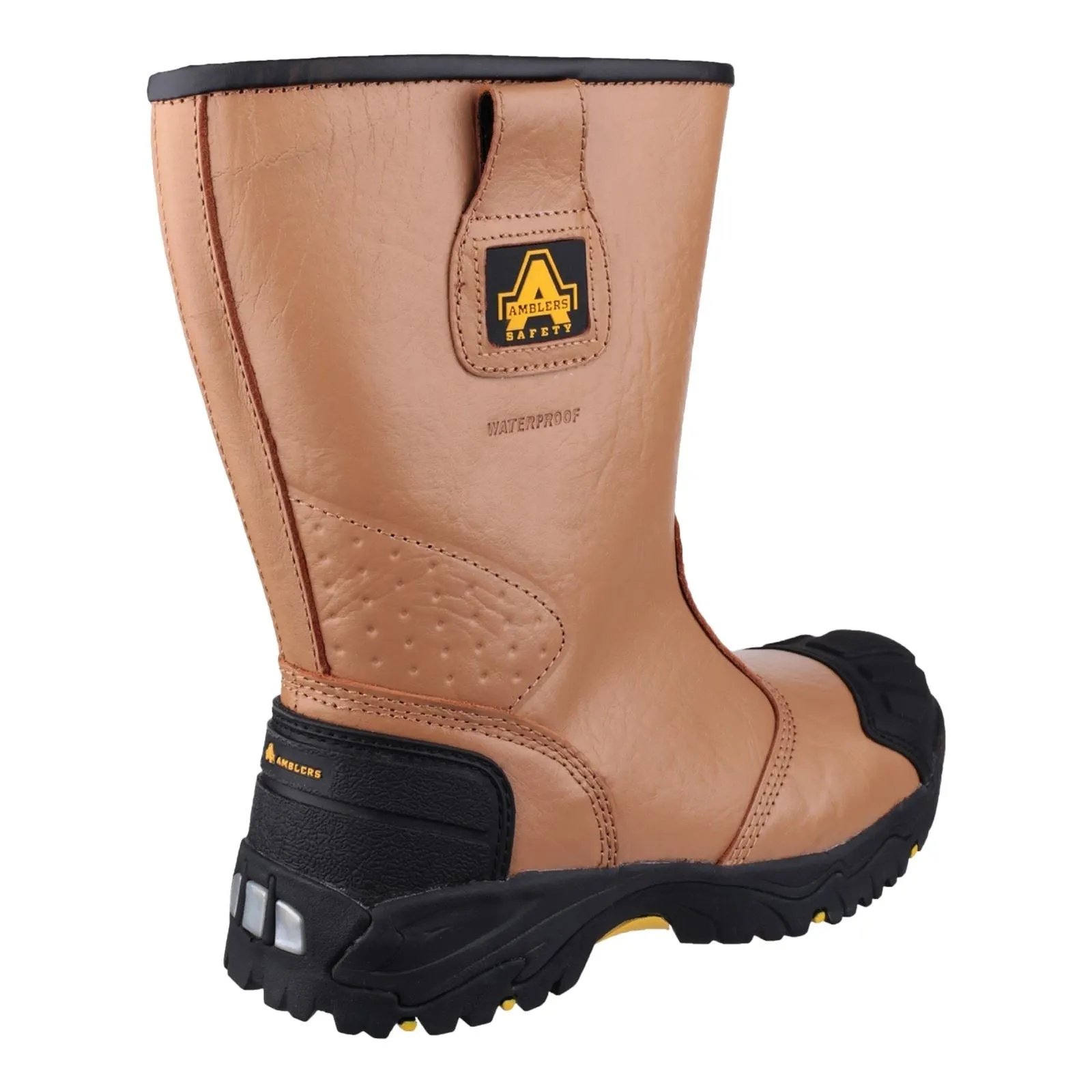 Amblers Men Boots - FS143 Safety Rigger Boot in Tan, 6-15