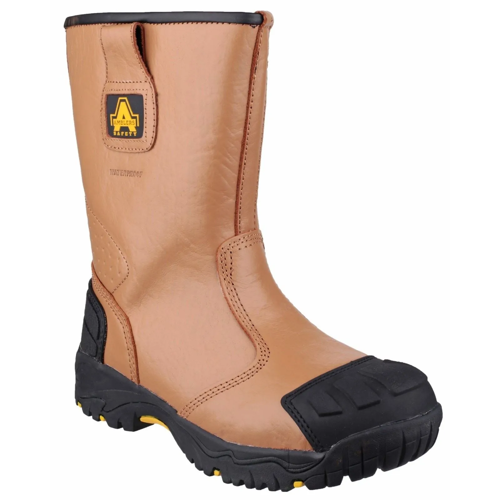 Amblers Men Boots - FS143 Safety Rigger Boot in Tan, 6-15
