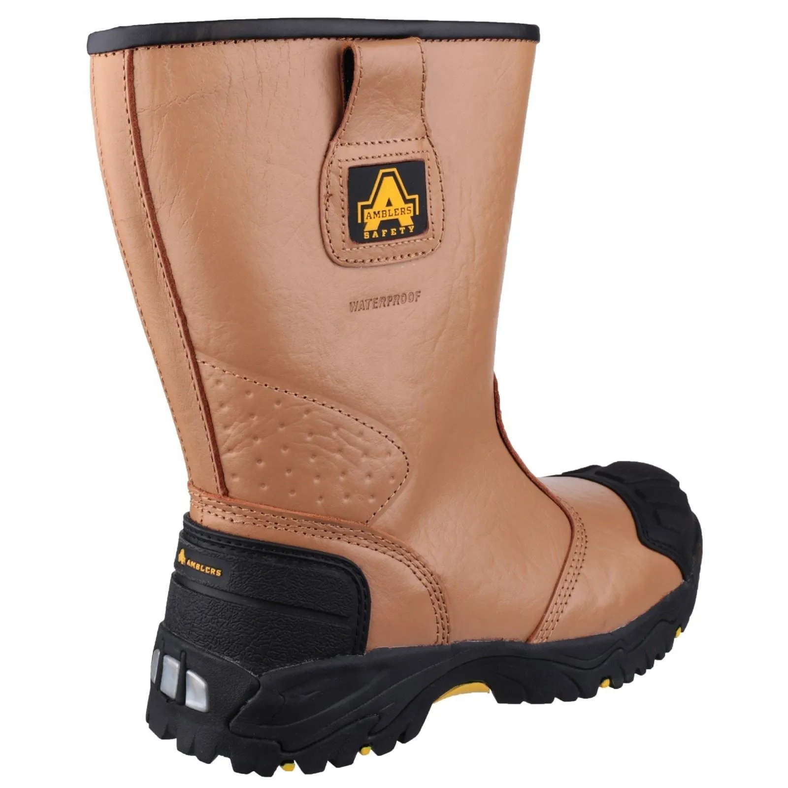 Amblers Men Boots - FS143 Safety Rigger Boot in Tan, 6-15