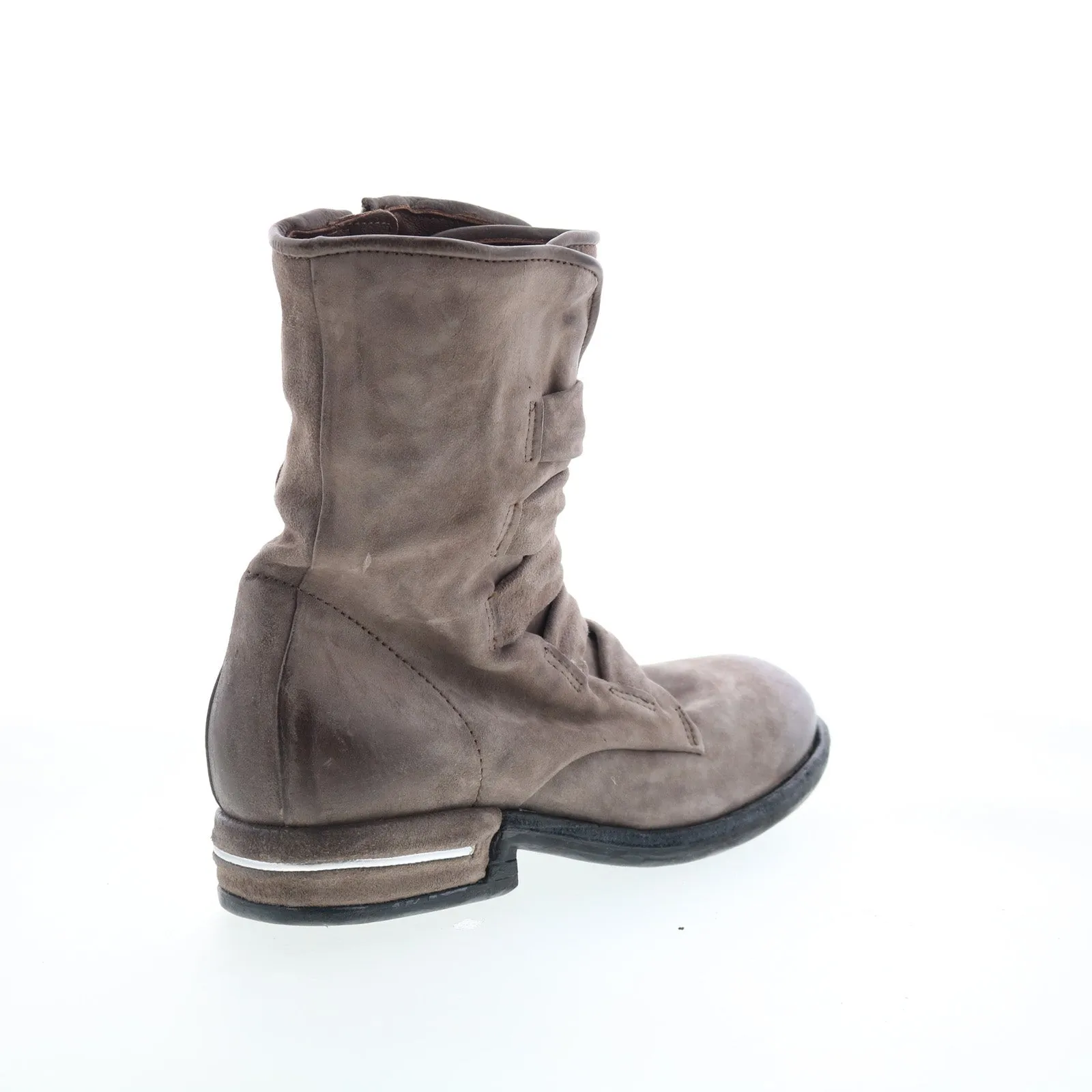 A.S. 98 Traver Womens Gray Leather Zipper Casual Dress Boots