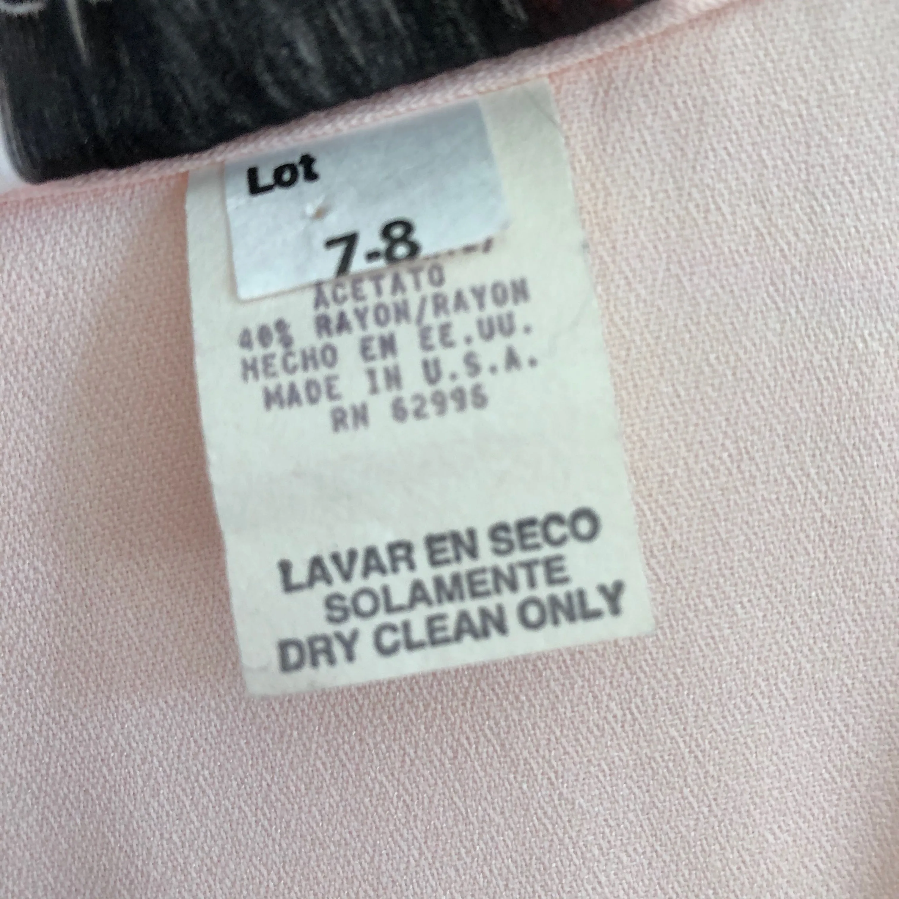 Baby Pink Buttons Lace Dress