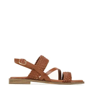 BASQUET ANKLE STRAP SANDALS