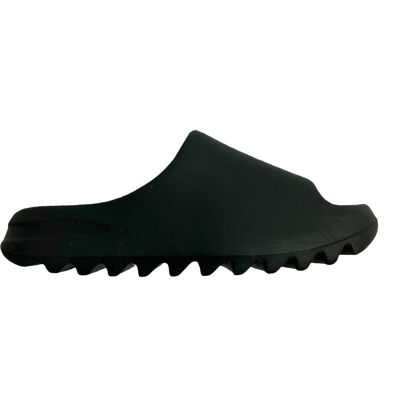Black Rubber Slides - 8