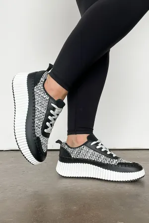 Casarah Blanket Stitch Platform Sneakers - FINAL SALE
