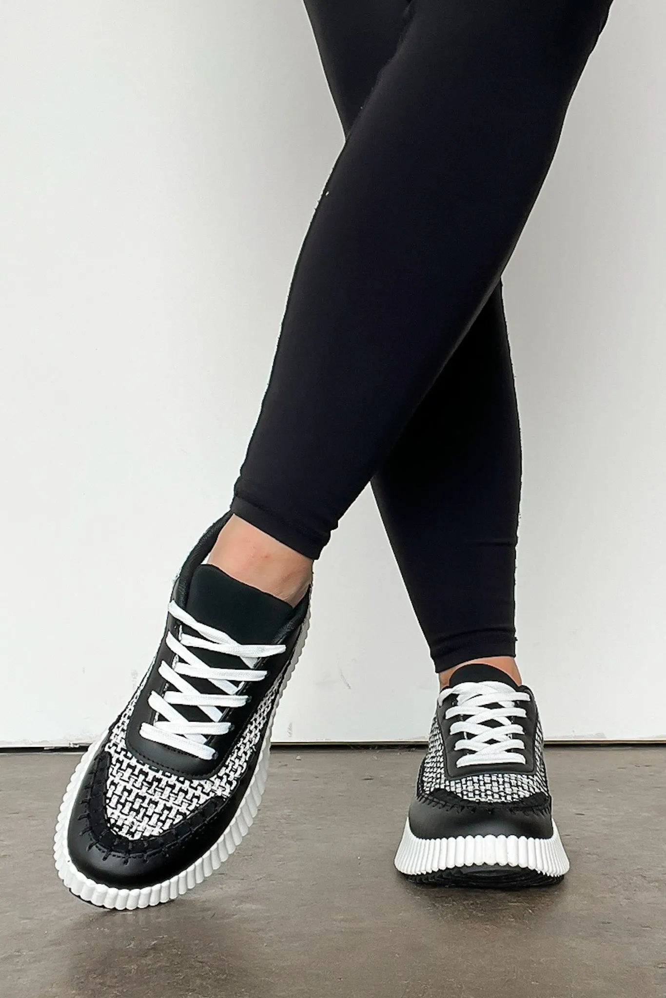 Casarah Blanket Stitch Platform Sneakers - FINAL SALE