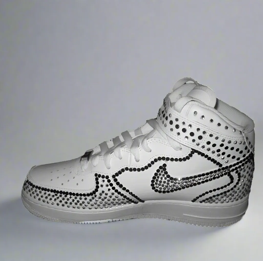 Custom Two Tone Nike Air Force One Sneakers