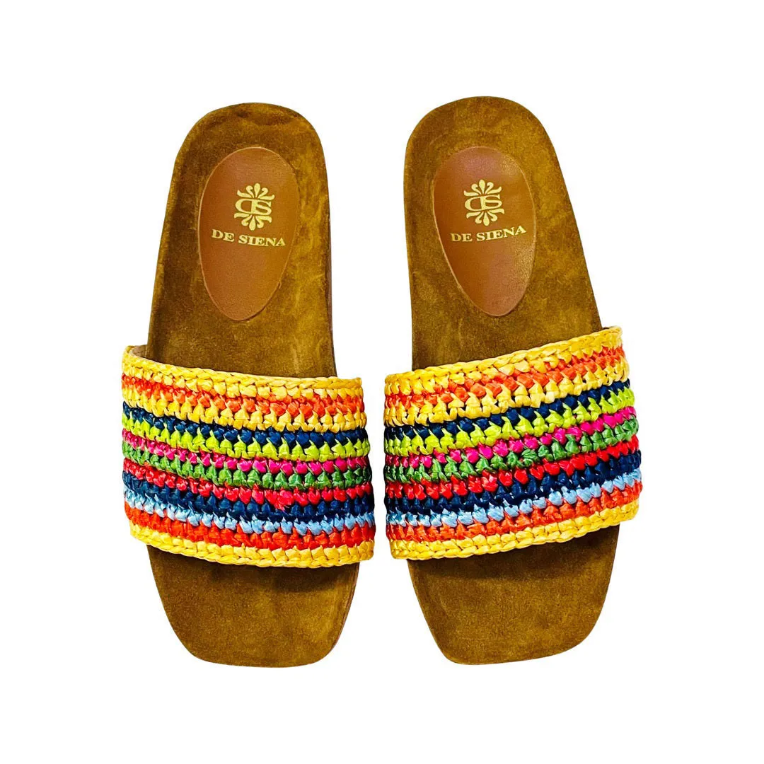 DA SIENA - LUCILLA RAFIA SLIDE