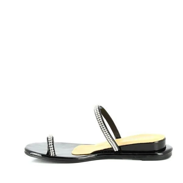 Dalessi Diamond Black Slides