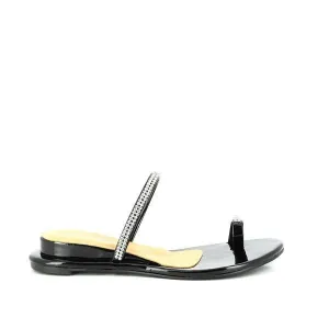 Dalessi Diamond Black Slides