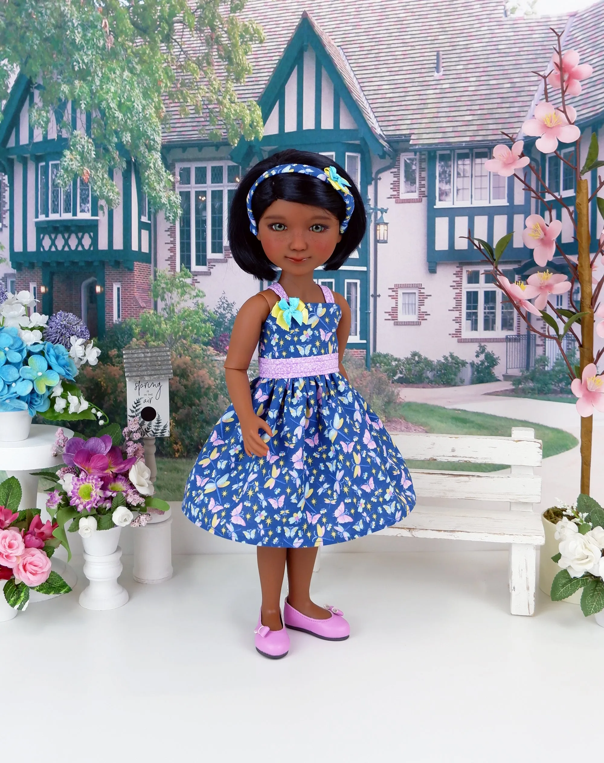 Dance of Dragonflies - dress with shoes for Ruby Red Fashion Friends doll