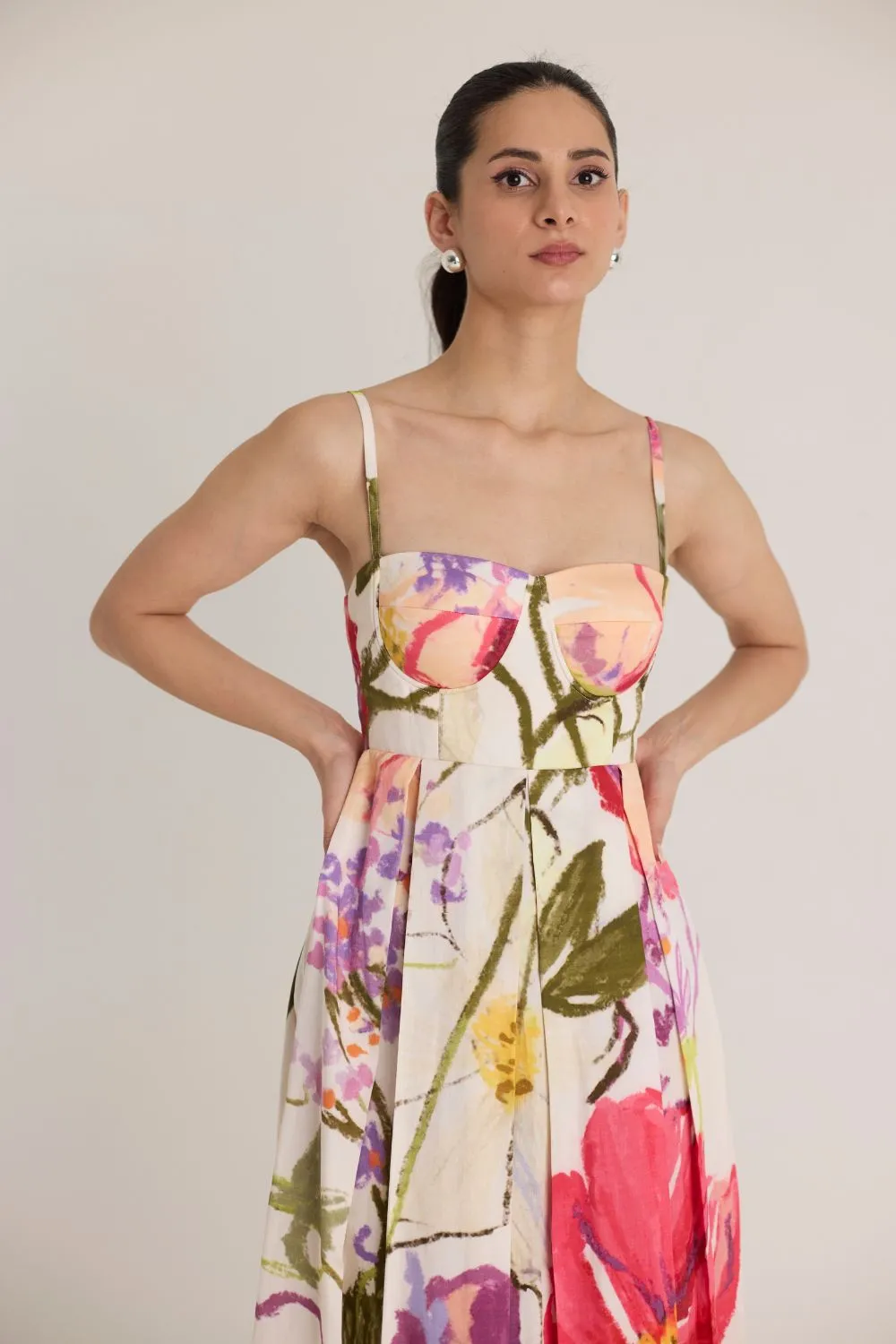 DOLLY WHITE BRALETTE DRESS