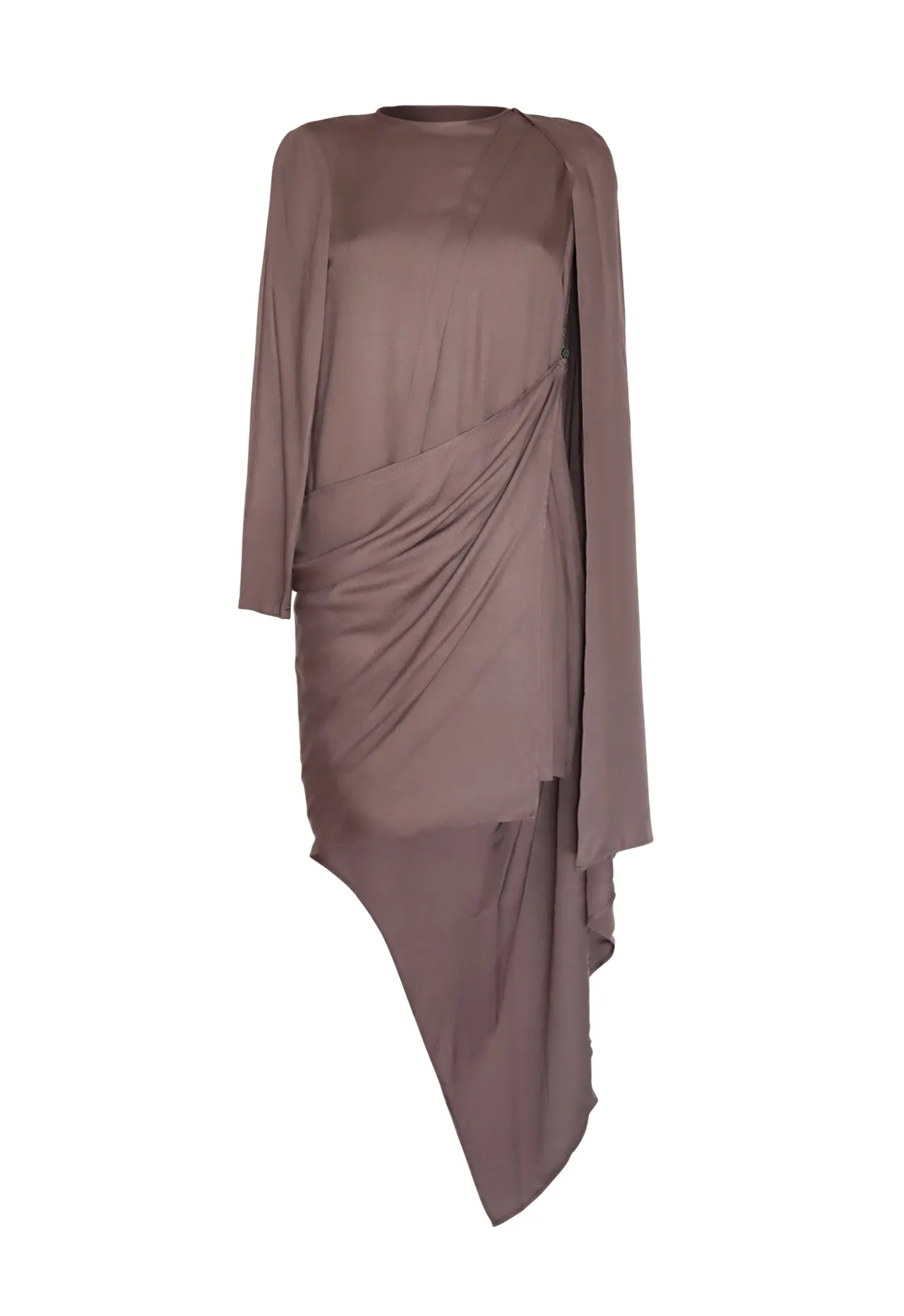 Draped Transformer Dress