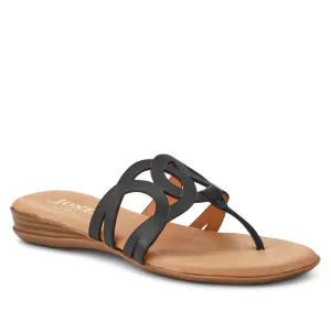 Guava Leather Toe Post Sandals - GUAVA / 327 594