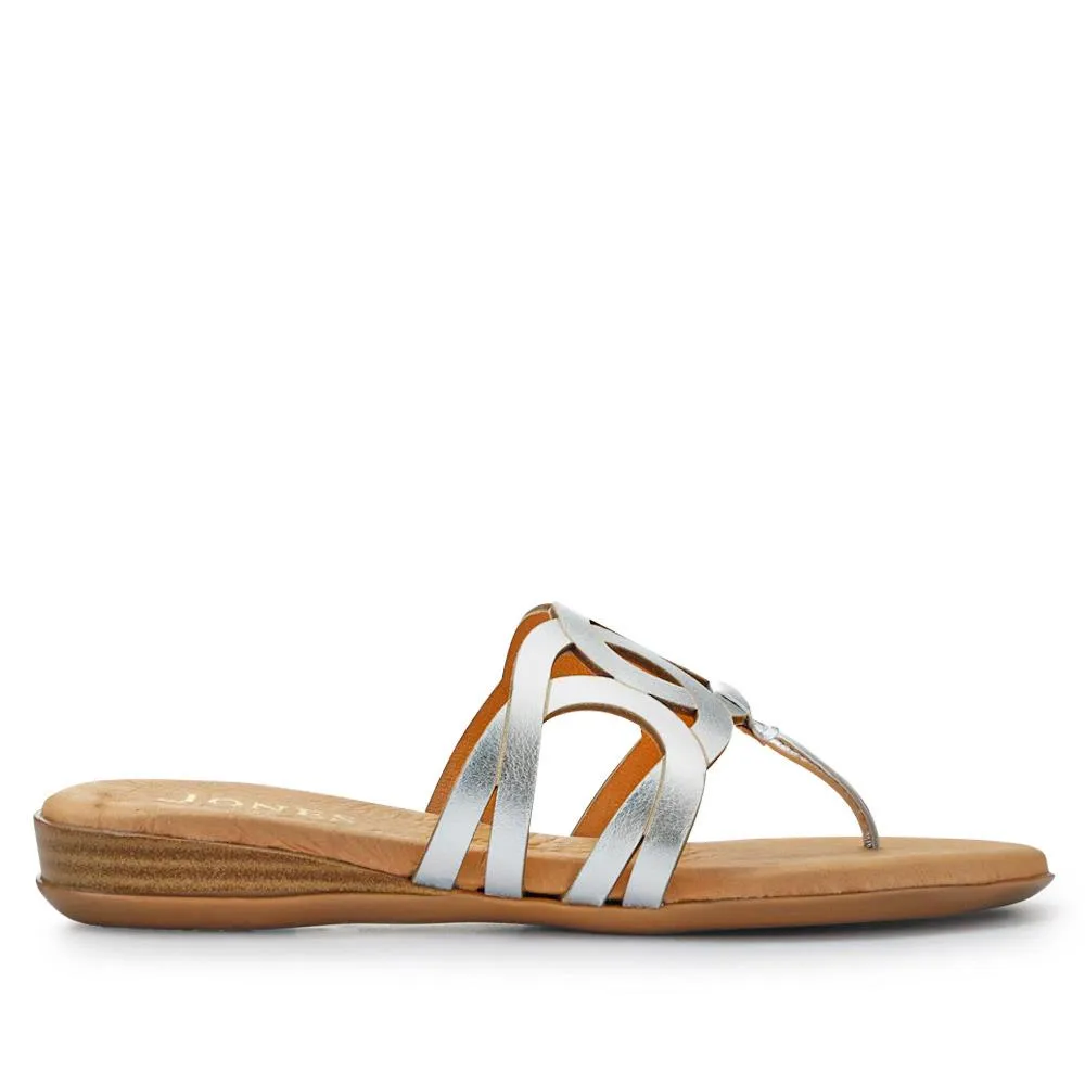 Guava Leather Toe Post Sandals - GUAVA / 327 594