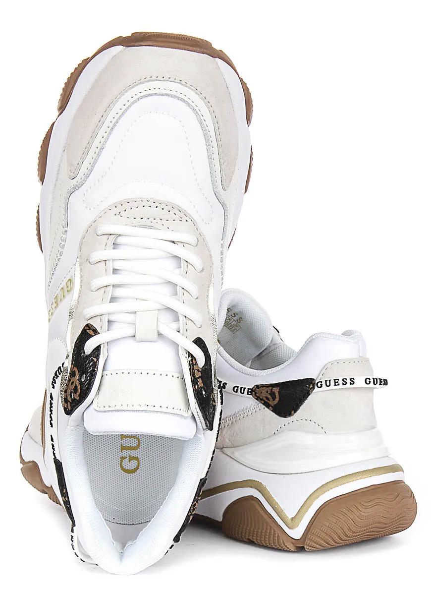 Guess Micola Sneaker In White For Women