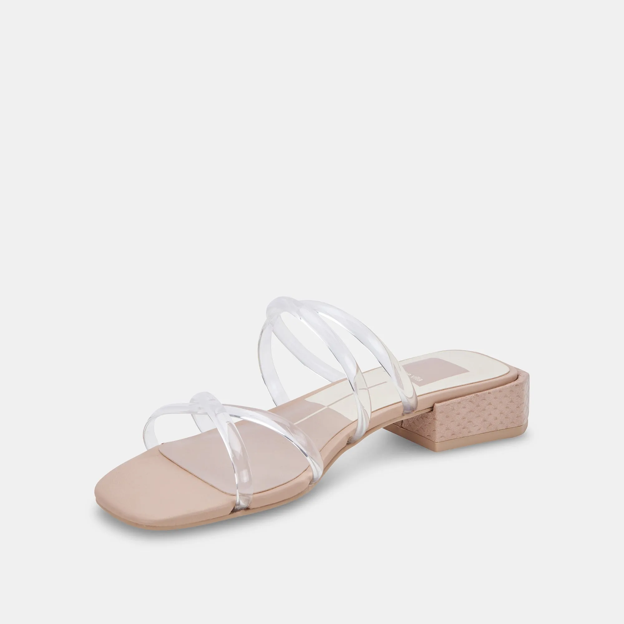 HAPI SANDALS CRYSTAL VINYL