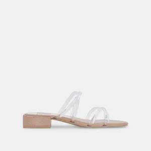 HAPI SANDALS CRYSTAL VINYL