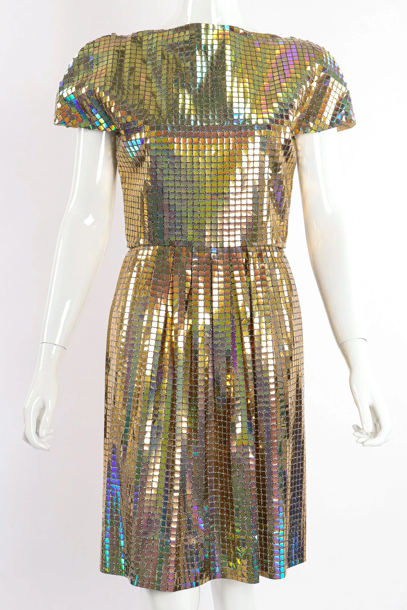 Holographic Tile Disco Dress