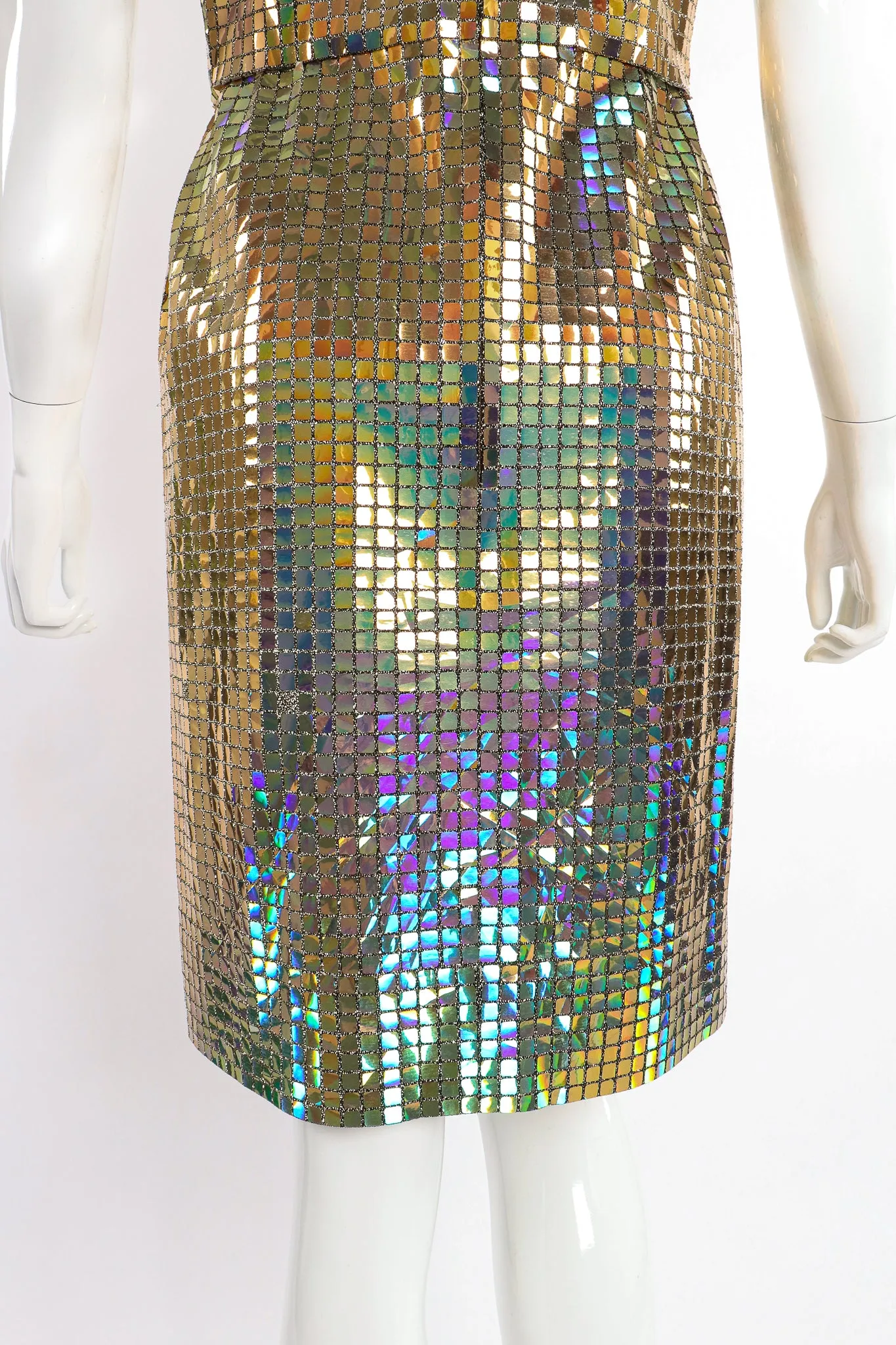 Holographic Tile Disco Dress