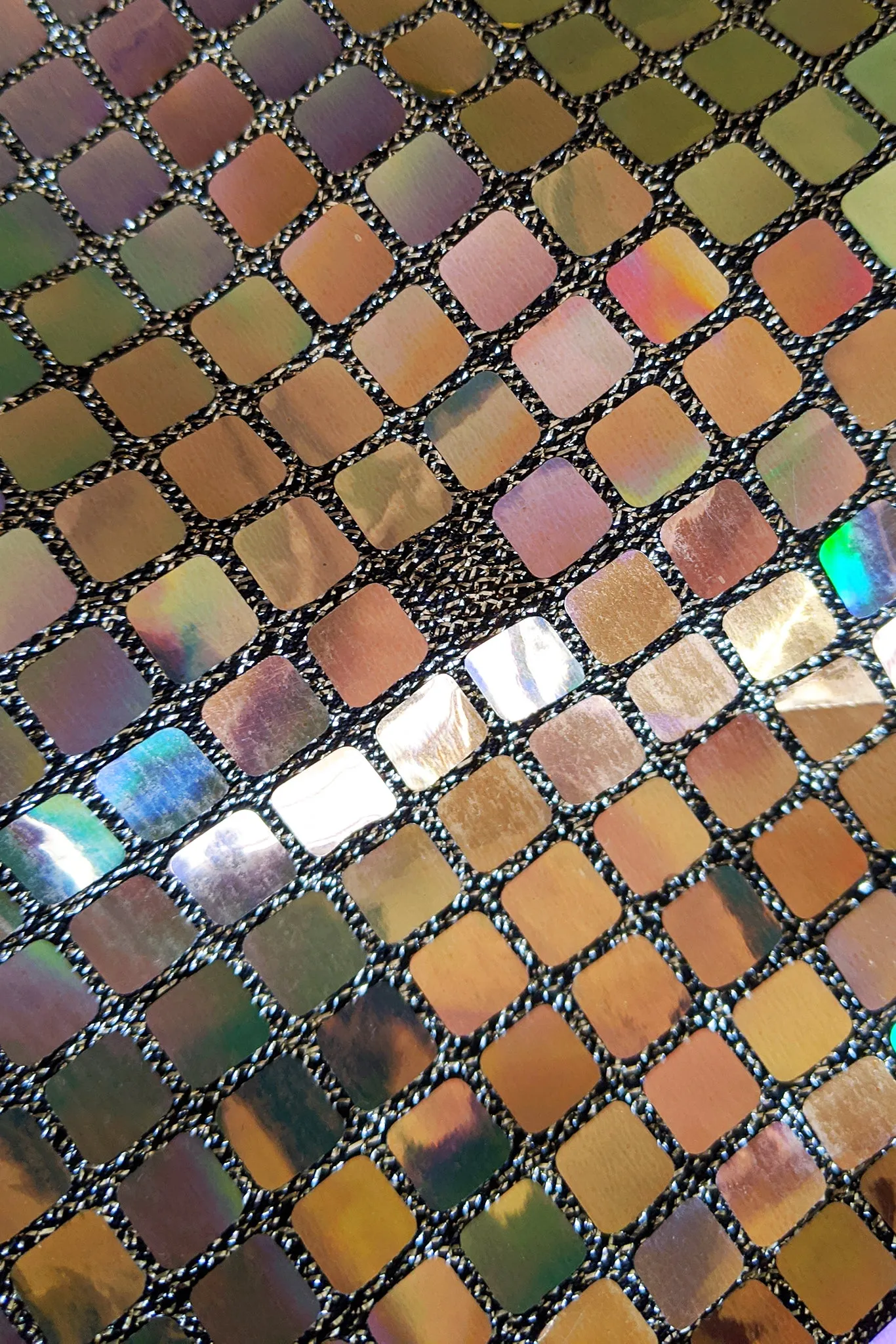 Holographic Tile Disco Dress