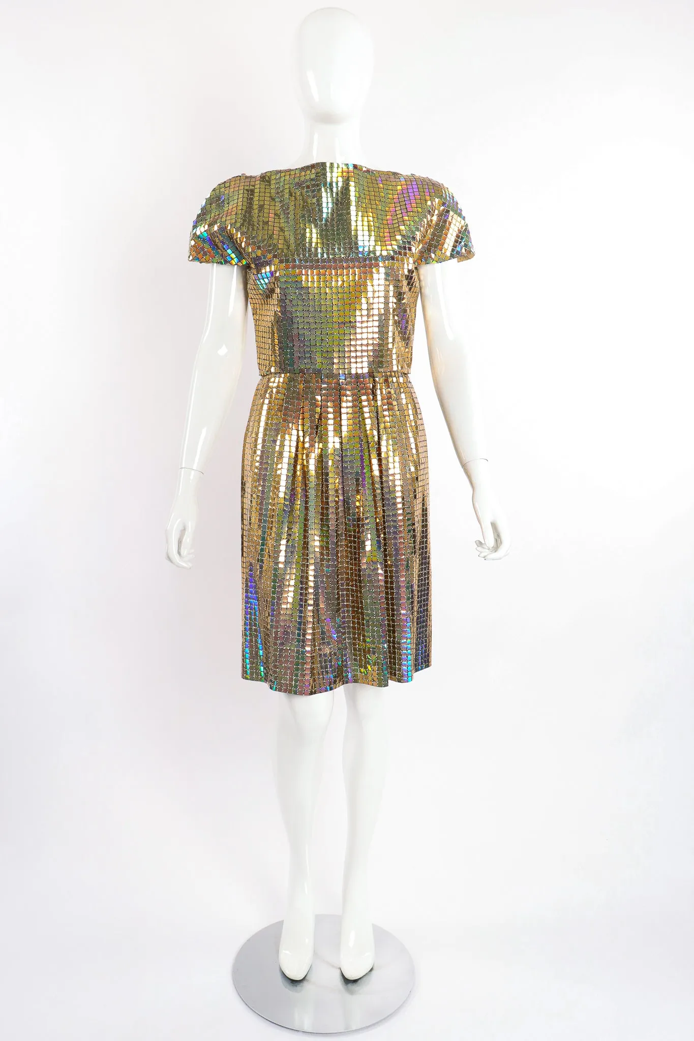 Holographic Tile Disco Dress