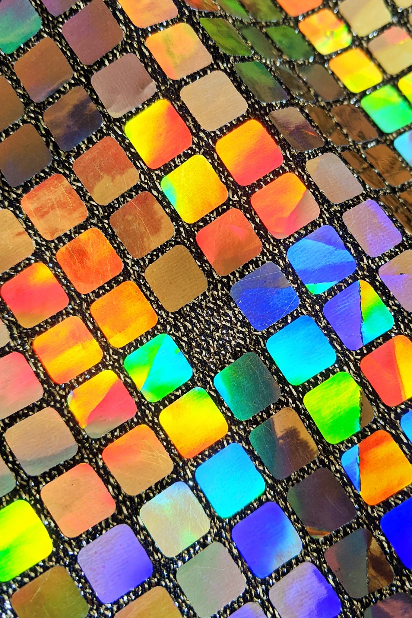 Holographic Tile Disco Dress