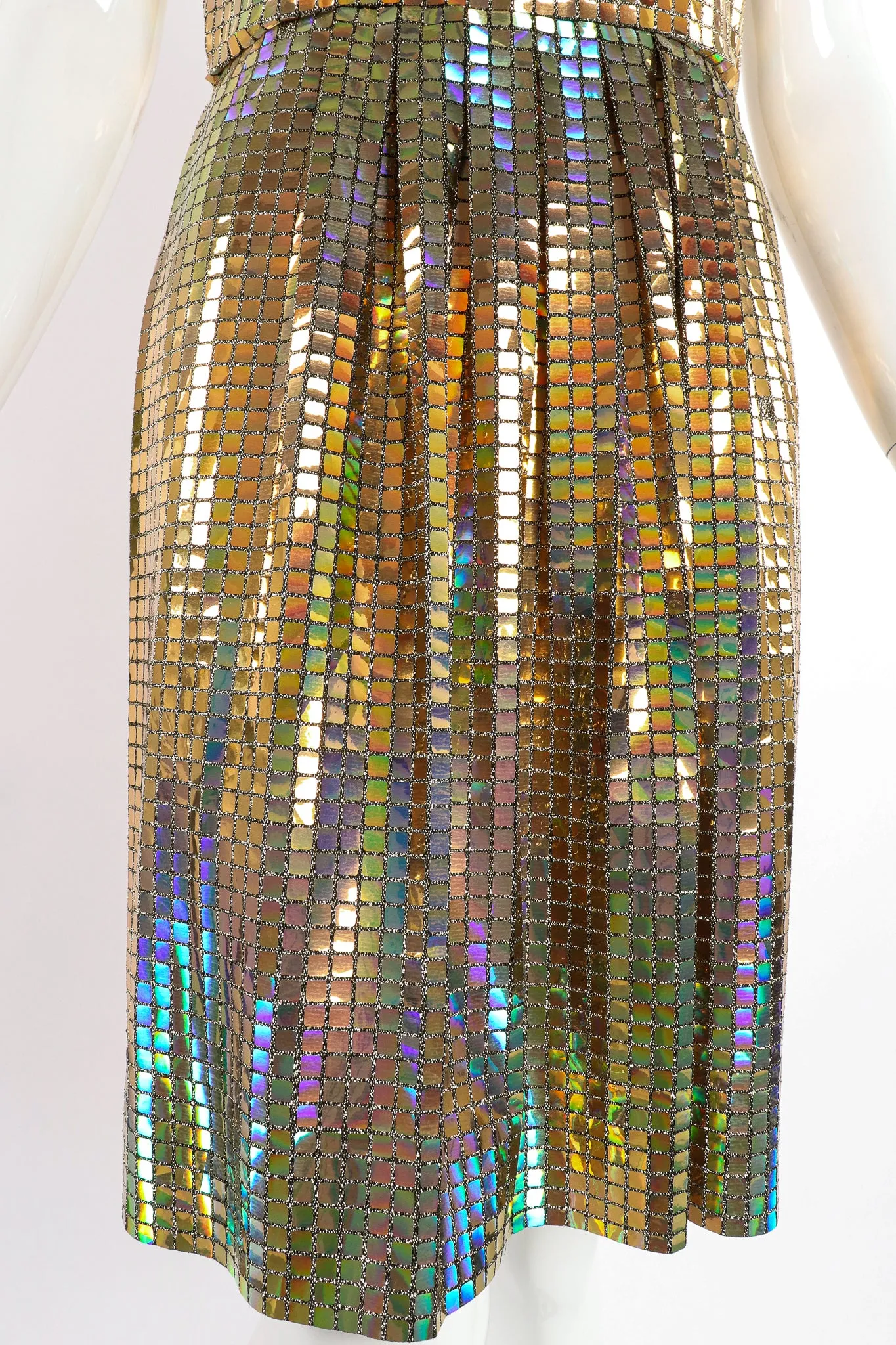Holographic Tile Disco Dress