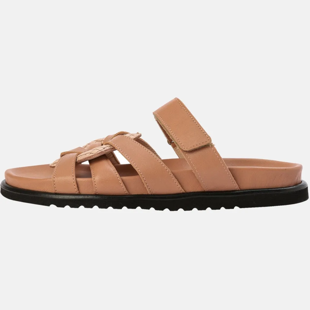 HORTENSE flat sandal - nude