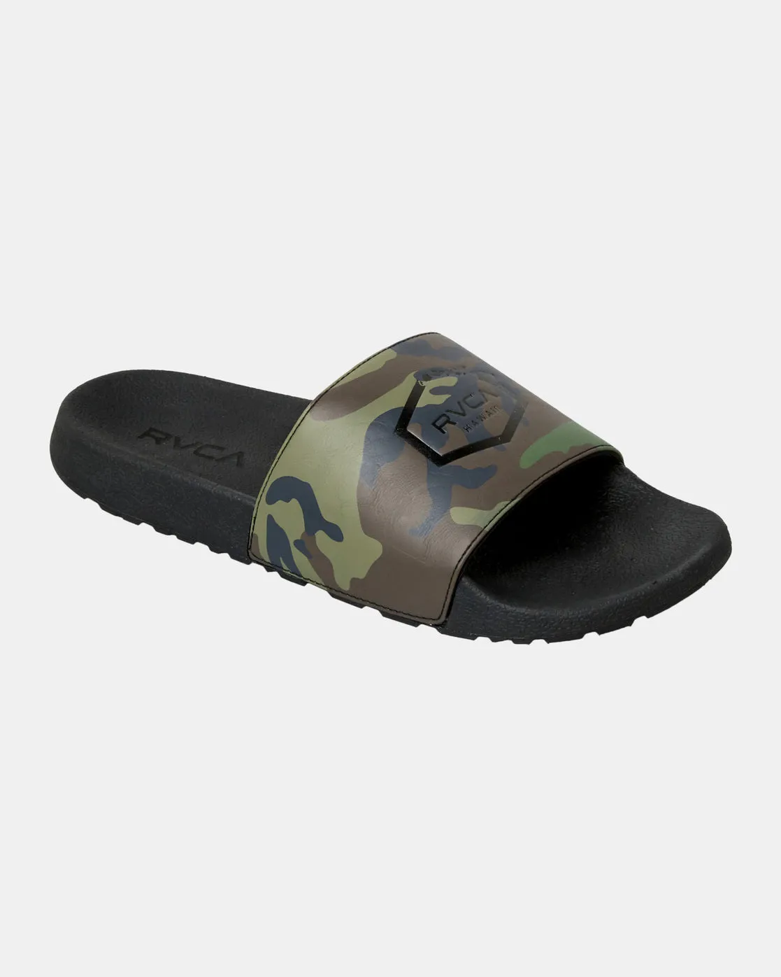 Island Hex Slides - Black