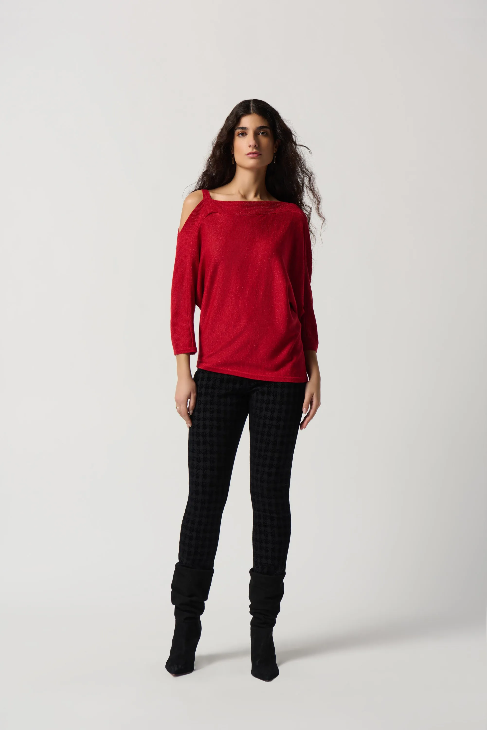 Joseph Ribkoff Winter  2023 -234916-Top-Lipstick Red