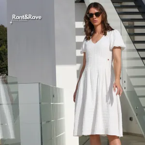 Juilette White Midi Dress