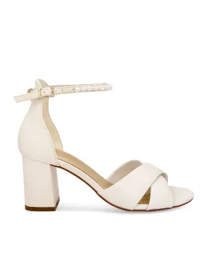 KINDRED - IVORY LEATHER BRIDAL SHOES