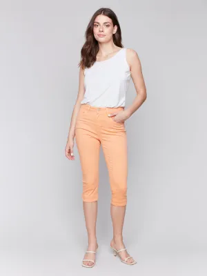 Knee High Capri Twill Pants