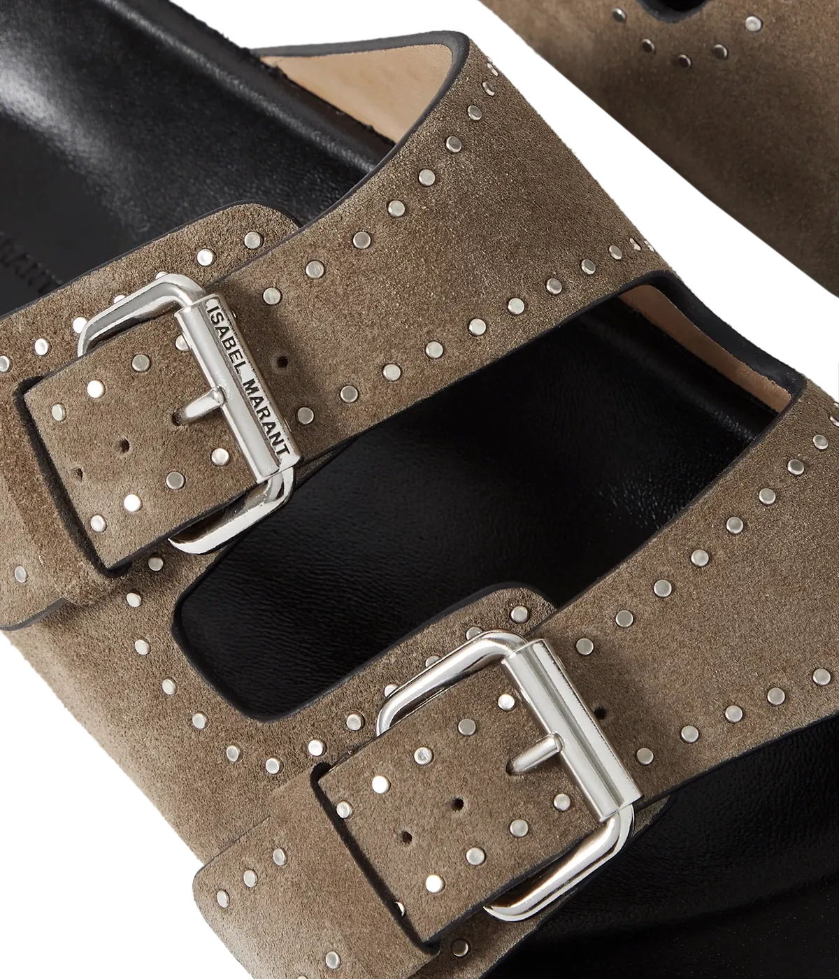 Lennyo Sandal in Taupe Suede