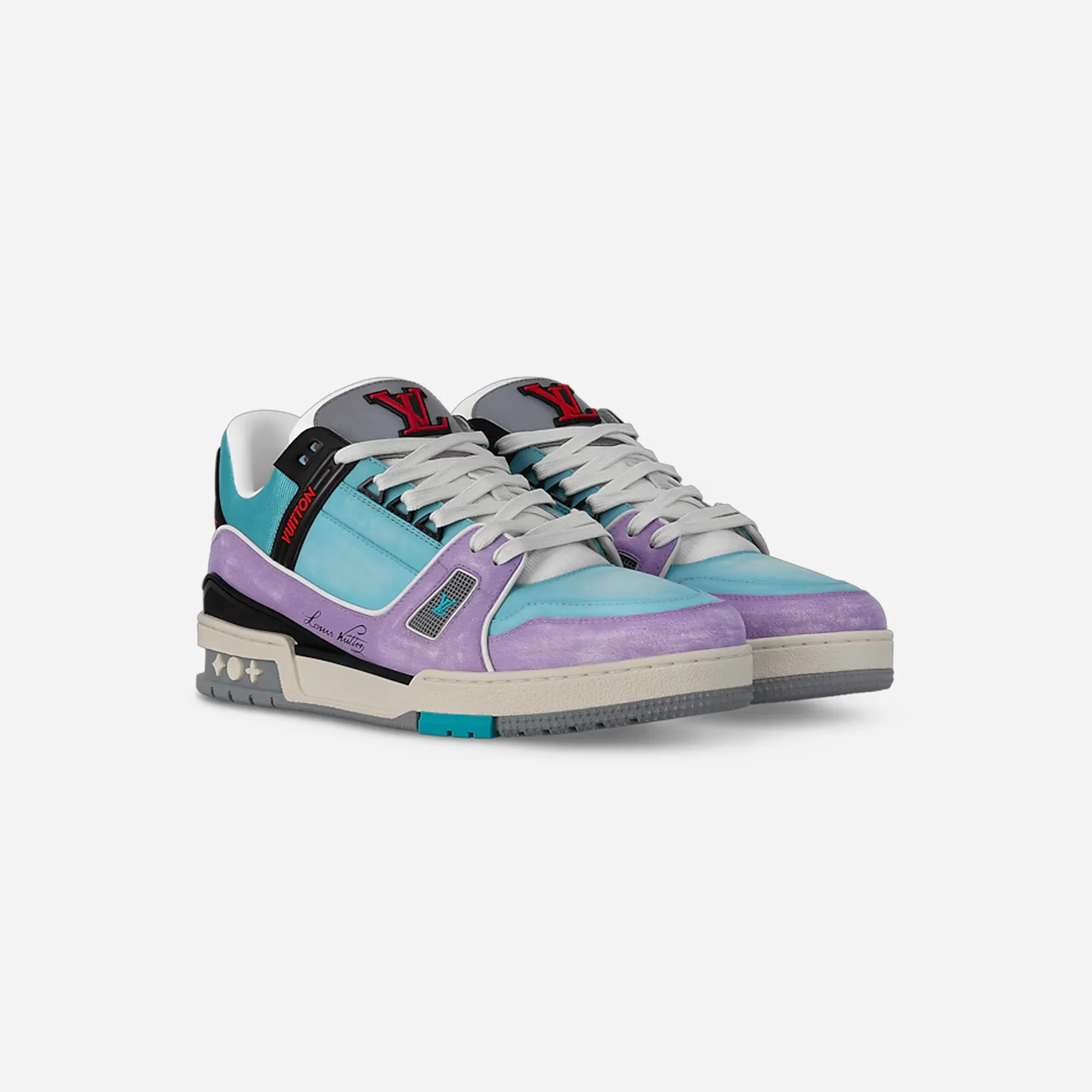 Louis Vuitton LV Trainer Blue Lilac