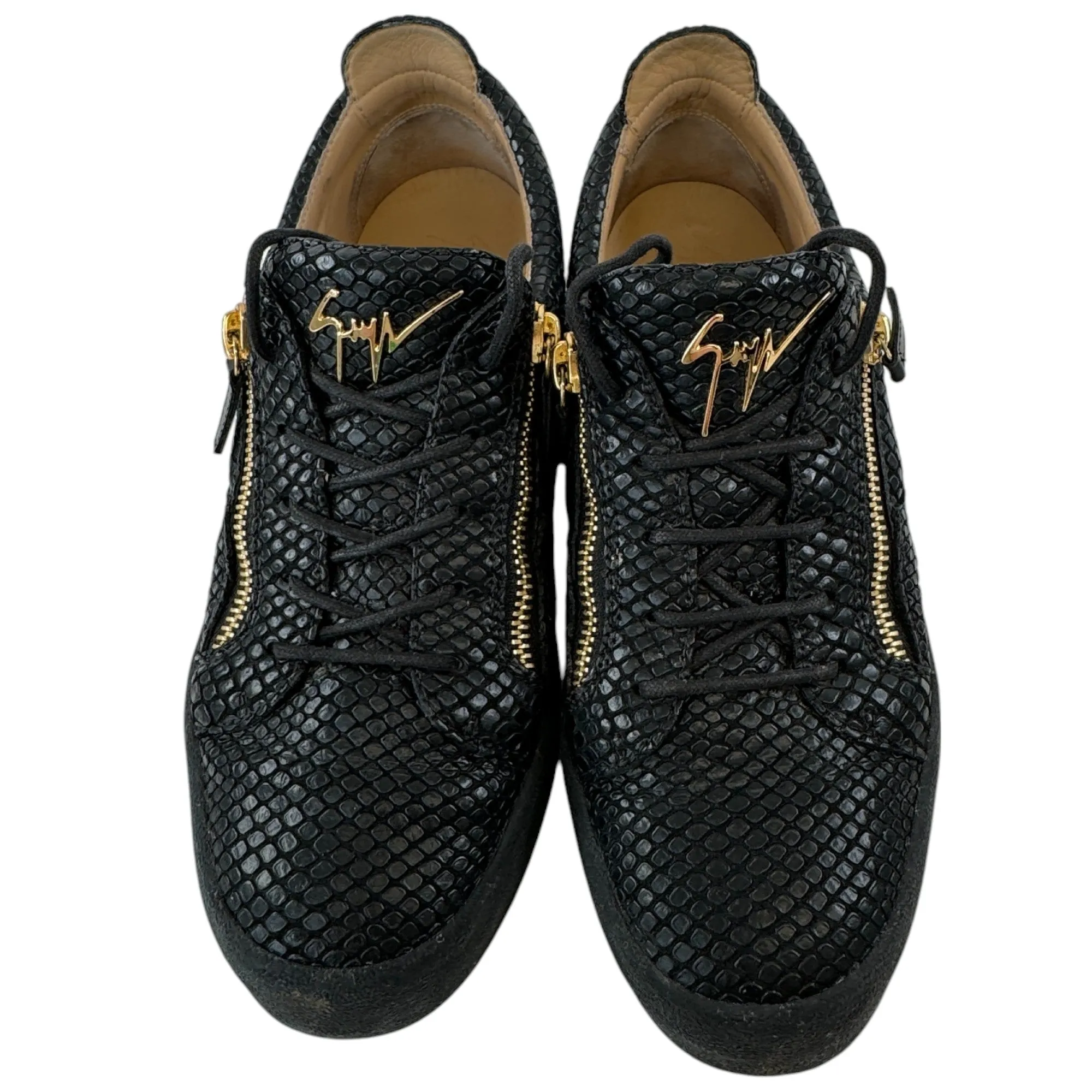 Men's May Ldn Snake Low Trainers Black Size EU 43 / UK 9
