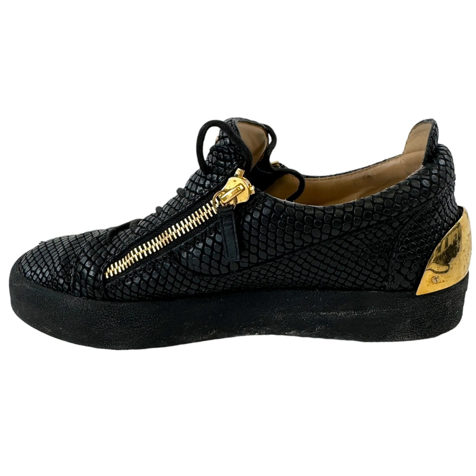 Men's May Ldn Snake Low Trainers Black Size EU 43 / UK 9