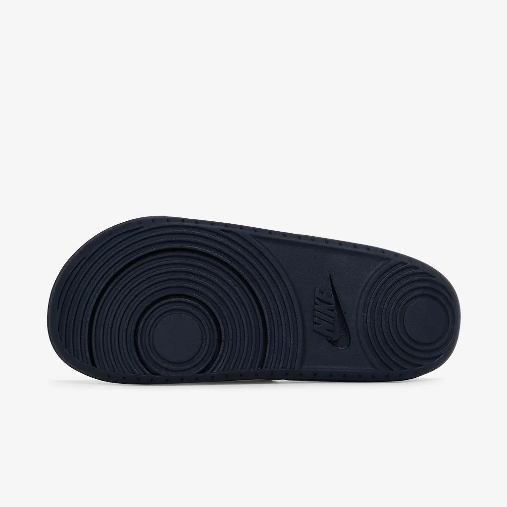 Men's Nike Offcourt Slides (Blackened Blue/Volt)(BQ4639-403)