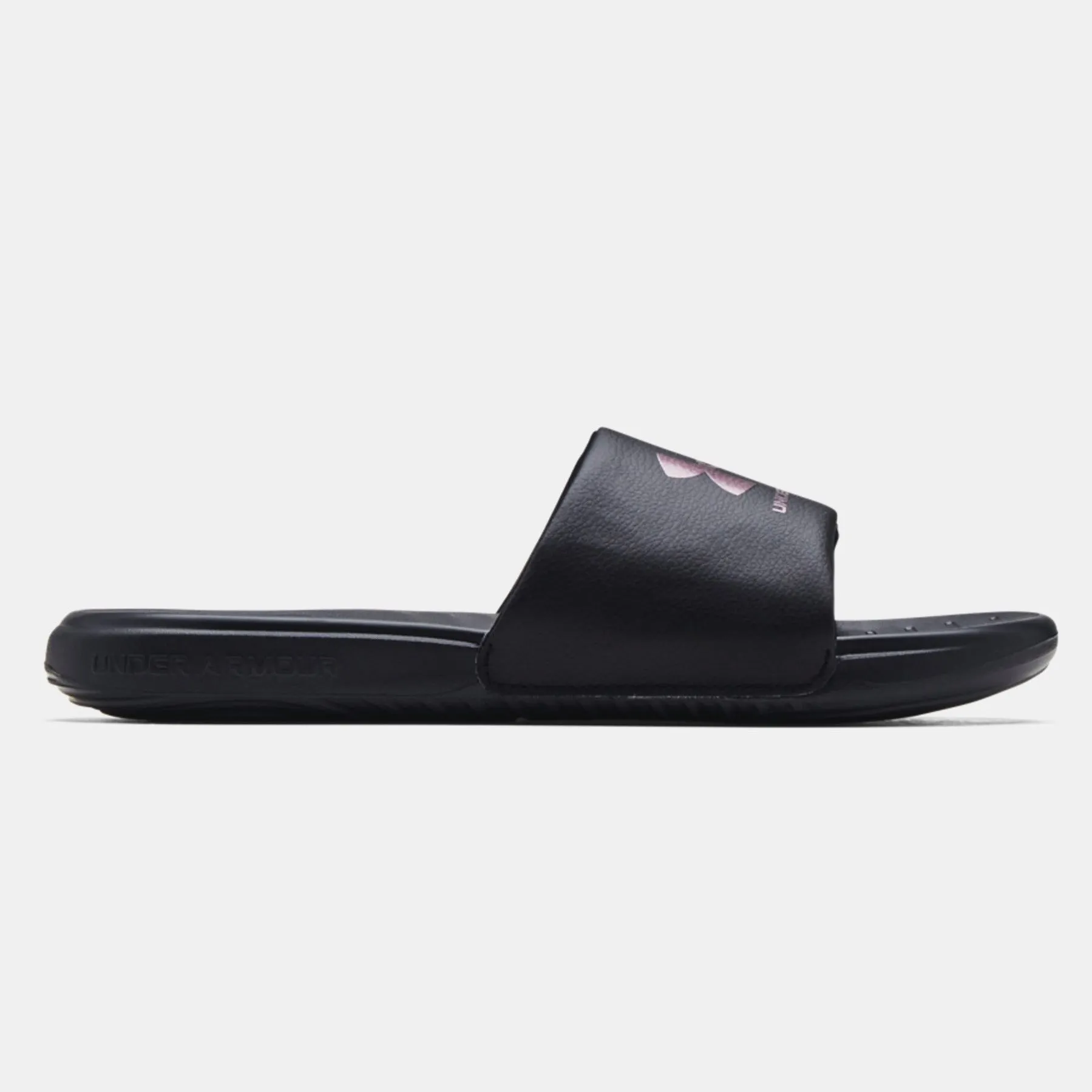 Men's Under Armour Ansa Fixed "Iridescent" Graphic Slides (Black/Void)(3024435-002)