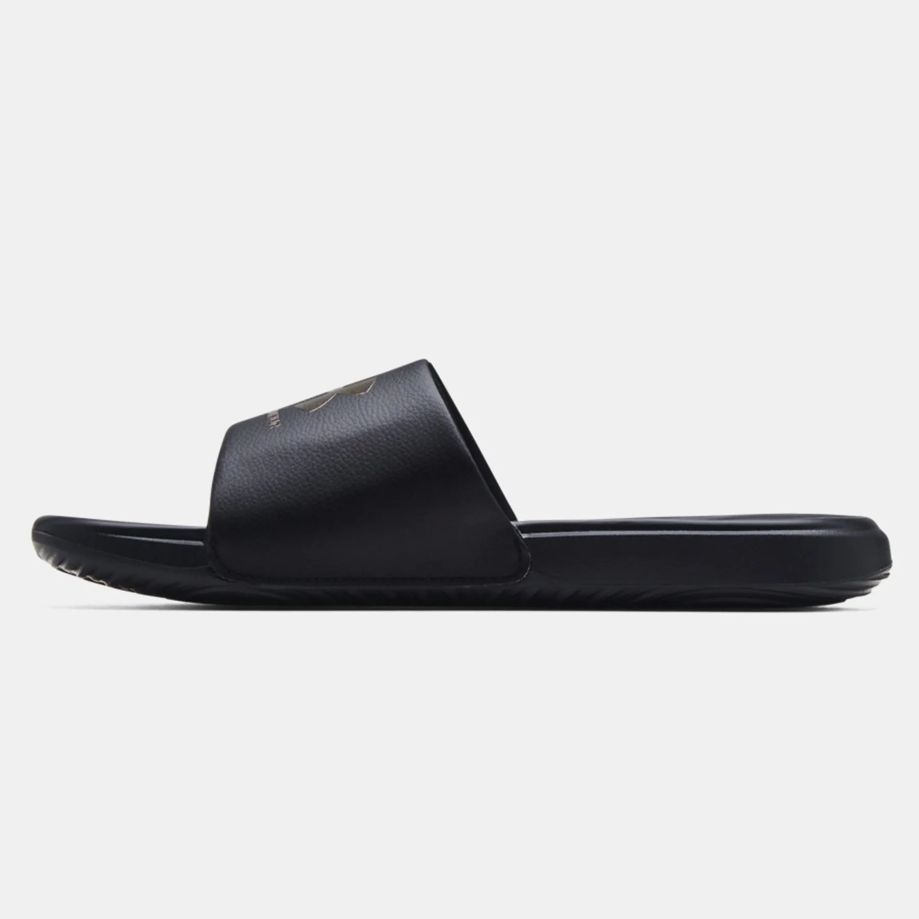 Men's Under Armour Ansa Fixed "Iridescent" Graphic Slides (Black/Void)(3024435-002)