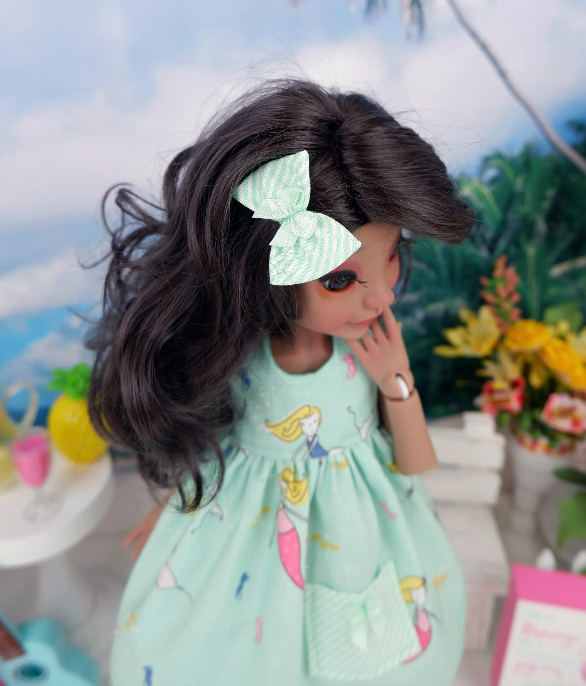 Mermaid Tales - dress with shoes for Ava BJD doll