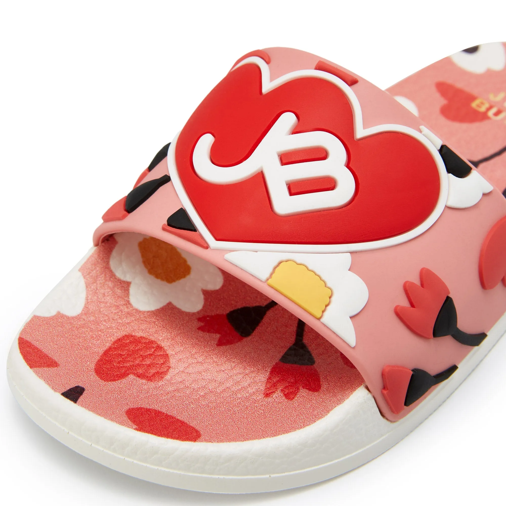 Mini Slide Rosalina Flat Slides For Girls Red